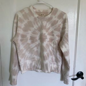 madewell tie dye sweatshirt